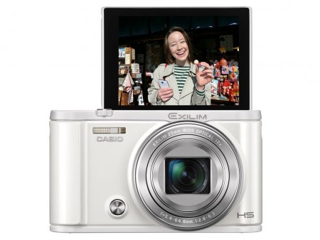 カシオ、撮影画像をスマホに自動転送するデジカメ「EX-ZR3100」を来月発売