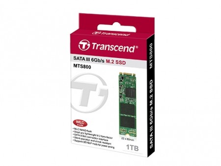 Transcend、最大容量1TBのM.2 2280対応SATA3.0 SSD「MTS800」シリーズ