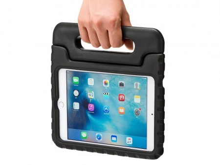 子供も安心、柔らかい耐衝撃仕様のハンドル付きiPad mini 4ケースがサンワサプライから