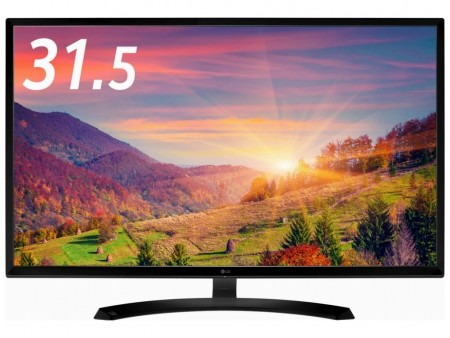 低反射かつ適度な光沢感のあるハーフグレアパネル採用31.5インチ液晶、LG「32MP58HQ-W/-P」