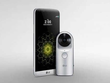 LG、「Googleストリートビュー」対応の360°全方位カメラ「LG 360 Cam」発表