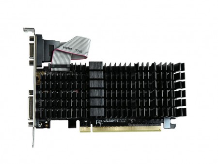 GIGABYTE、ロープロ・ファンレス仕様のGeForce GT 710「GV-N710SL」シリーズ