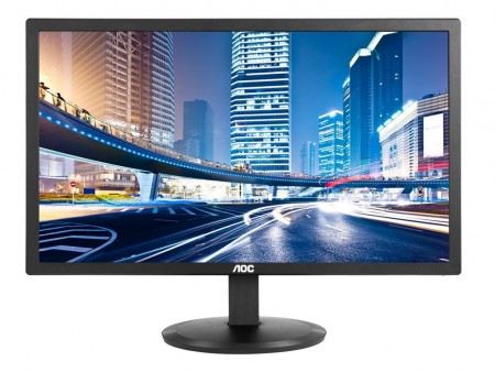 入力インターフェイスはD-Subのみ。オフィス向けの20インチアナログディスプレイ、AOC「I2080SW」