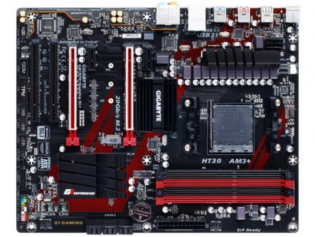 NVIDIA SLI＆M.2対応のSocket AM3+ゲーミングマザー、GIGABYTE「GA-970-Gaming SLI」