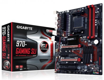 NVIDIA SLI＆M.2対応のSocket AM3+ゲーミングマザー、GIGABYTE「GA-970-Gaming SLI」