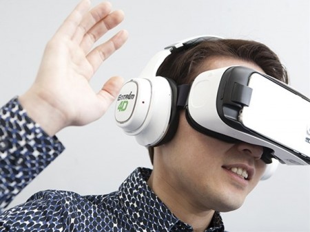 SamsungからVR新技術。前庭を刺激、仮想空間の動きや速度を体感できるモーションヘッドセット「Entrim 4D」発表