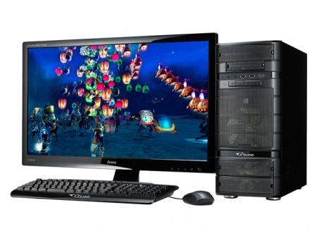 3種の武器と騎乗ペットが付属する「XAOC」推奨デスクトップPCがマウスG-Tuneから発売