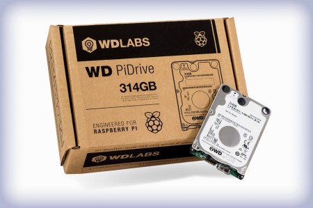 Western Digital、Raspberry Pi専用2.5インチHDD「WD PiDrive 314GB」発売開始
