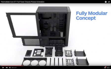 【動画】 フルモジュラーとはこういうことだ！組み替え自由な巨大ケース「Core X71」を理解する