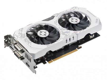 ASUS「TUF」シリーズ、極地迷彩仕様の高耐久GTX 950「ECHELON-GTX950-O2G」
