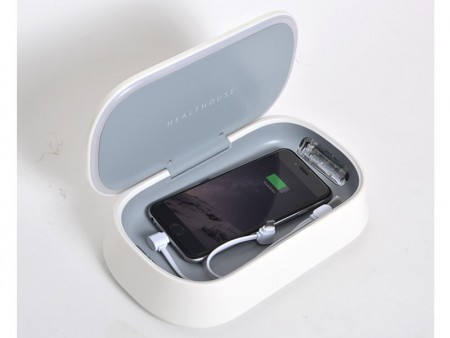 UV照射でスマホを清潔に。サンコー「スマホの充電ができるUVクリーンBOX」直販限定発売