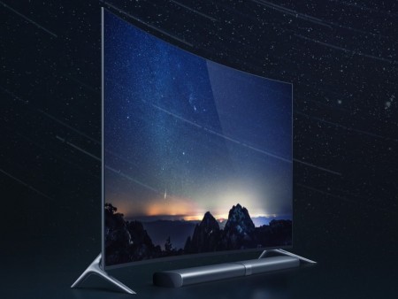 中国Xiaomi、4K湾曲ディスプレイ採用の大型スマートTV「Mi TV 3S 65」を約15.5万円で発売
