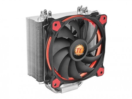 リングLEDファン採用のスリムサイドフロー、Thermaltake「Riing Silent 12」15日発売