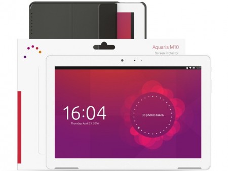 Canonical、世界初のUbuntu搭載10.1型タブレット「Aquaris M10」予約受付開始