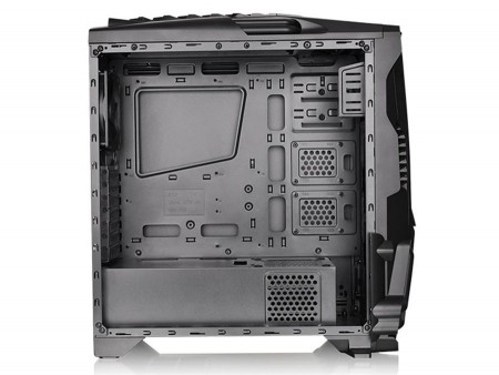 排気ダクト風な見た目は伊達じゃない？冷却オプション豊富なミドルタワー、Thermaltake「Versa N24」