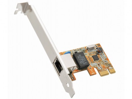 PCI-Express（x1）対応のギガビットLAN拡張カード、センチュリー「CIF-BGE2」