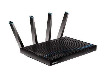 最高転送5.3Gbps、アクティブアンテナ採用のacルーター、ネットギア「Nighthawk X8 R8500」