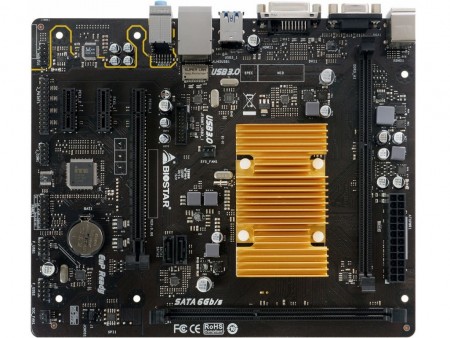 4コアSoC Celeron J3160採用のファンレスMicroATX、BIOSTAR「J3160MD」