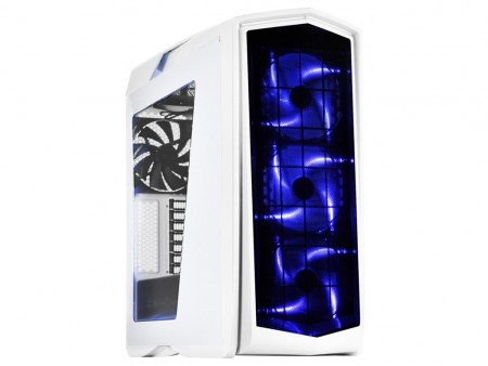光るファン＆LEDストリップで魅せる。フロント全面メッシュの高冷却ケース、SilverStone「SST-PM01」