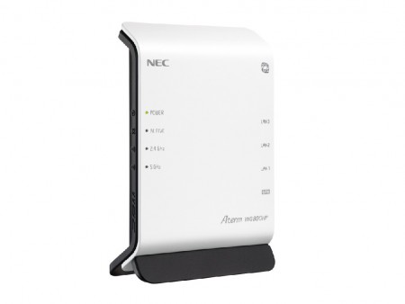 “無線LANの見える化”を可能にするIEEE 802.11acルーター、NEC「Aterm WG2200HP」など4機種