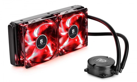 高静圧な120mmレッドLEDファンを搭載するオールインワン水冷、Deepcool「Mealstrom」シリーズ