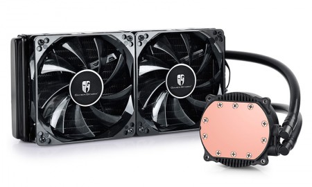 高静圧な120mmレッドLEDファンを搭載するオールインワン水冷、Deepcool「Mealstrom」シリーズ