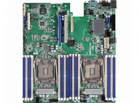 メモリスロット16本のデュアルLGA2011 v3マザーボード、ASRock Rack