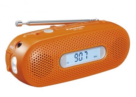 「ワイドFM」対応の手回し充電ラジオ、パナソニック「RF-TJ20」