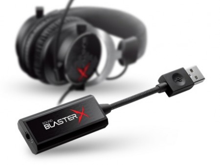 ノートPCに最適。ハイレゾ対応7.1chポータブルオーディオ、クリエイティブ「Sound BlasterX G1」