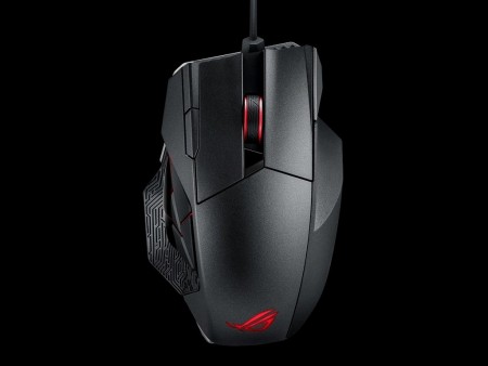 ASUS、クリックボタンが換装できる有線・無線両対応のゲーミングマウス「ROG Spatha」リリース