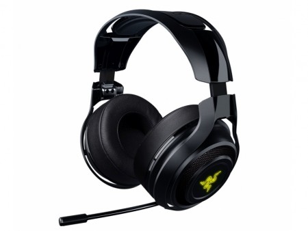 遅延無しの7.1ch サラウンド機能搭載ワイヤレスヘッドセット、Razer「ManO’War」は国内6月30日発売