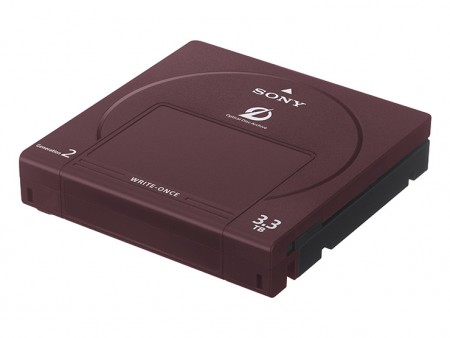 ソニー、250MB/sec、容量3.3TBのカートリッジ式オプティカルディスクユニットを発表