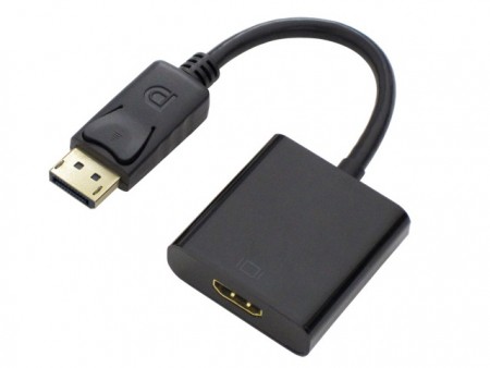 アイネックス、4K対応のDisplayPort-HDMI変換ケーブル「AMC-DPHD」