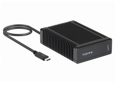 最大転送2.1GB/sのThunderbolt 3対応ポータブルSSD、Sonnet「Fusion Thunderbolt 3」