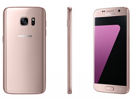 Samsungのフラッグシップスマホ「Galaxy S7/S7 edge」に新色ピンクゴールド登場