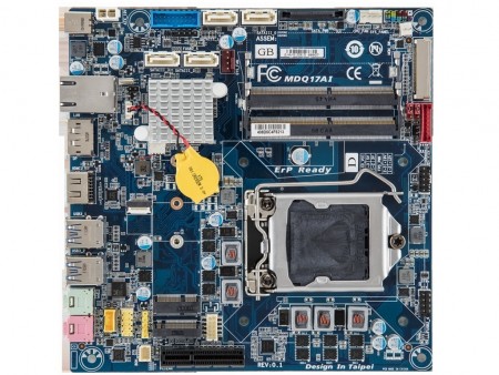 Intel vPro対応のThin Mini-ITXマザーボード、GIGABYTE「MDQ17AI」