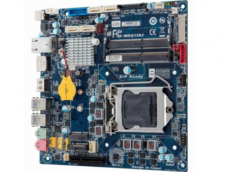 Intel vPro対応のThin Mini-ITXマザーボード、GIGABYTE「MDQ17AI」