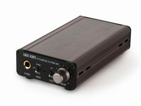 zionote、32bit/384kHz対応のヘッドホンアンプ内蔵USB DAC、Styleaudio「CARAT-RUBY3」