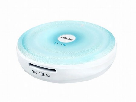 ASUS、世界初802.11ac対応のワイヤレスストレージ「Travelair AC」