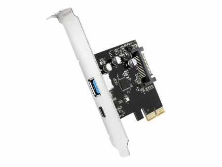 USB3.1 Type-A＋Type-Cを増設できるPCI-Express拡張カードがSHARKOONから