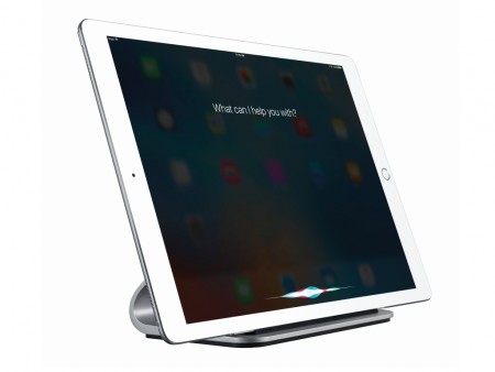 Smart Connector対応のアルミニウム製iPad Proスタンド「ロジクール BASE」