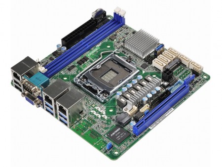 Intel C232チップ採用のLGA1151 Mini-ITXマザーボード、ASRock Rack「E3C232D2I」
