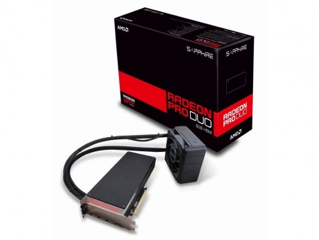 Fijiコアデュアル実装のVR向け最速グラフィックス「Sapphire Radeon Pro Duo 8G HBM」リリース