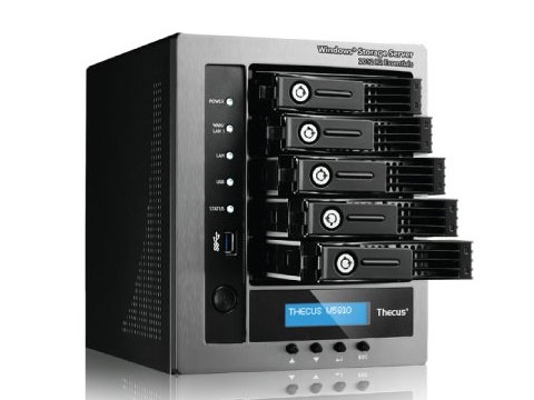 アーキサイト、WSS 2012 R2搭載の5ベイNAS、Thecus「W5810」5月上旬