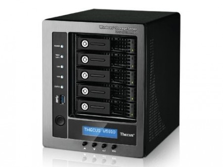 アーキサイト、WSS 2012 R2搭載の5ベイNAS、Thecus「W5810」5月上旬