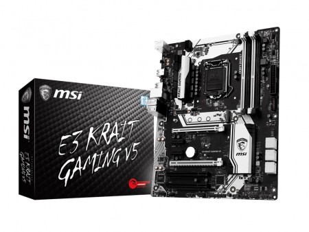 ホワイトLED内蔵のゲーミングマザー「E3 KRAIT GAMING V5」など、C232搭載モデル2種MSIから
