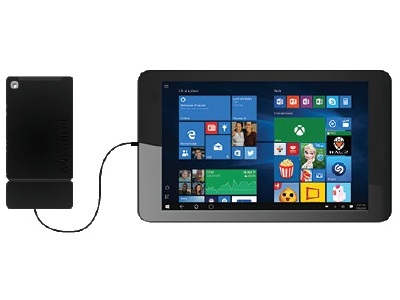 iPadをディスプレイにできる、Windows 10搭載ポータブルPC「Kangaroo Mobile Desktop Pro」