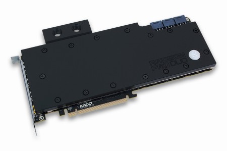 デュアルFiji“Radeon Pro Duo”を1スロット化。フルカバー水冷ヘッドがEK Water Blocksから