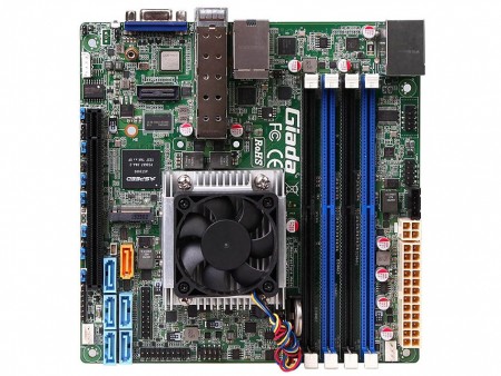 デュアル10ギガビットLAN標準のXeon D-1540搭載Mini-ITXマザー、GIADA「N60E-O」