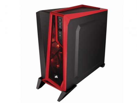 前面左右非対称デザインのゲーミングミドルタワー、CORSAIR「SPEC-ALPHA」シリーズ全3色発売